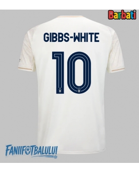Nottingham Forest Morgan Gibbs-White #10 Tricou Fotbal Replică 2025-26 Barbati Deplasare